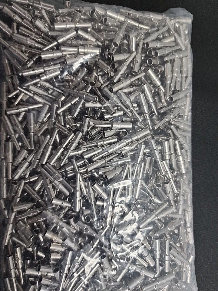 1,000pc AMPHENOL AT60-204-12141 Male Machined Contact, Nickel Plated NEW