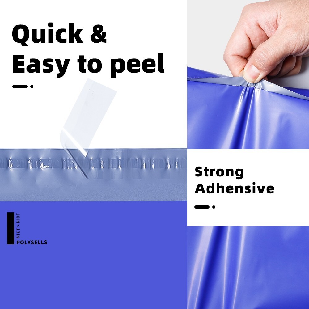 100 10×13 Poly Mailers Envelopes Self Sealing Shipping Mailer Purple POLYSELLS