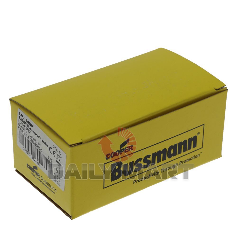 10PCS/New in Box BUSSMANN LPJ-25SP Fuse 25A