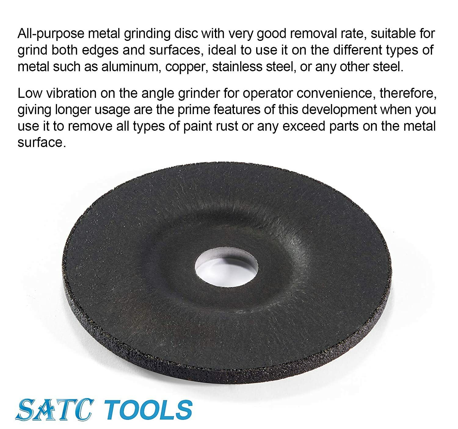 25PACK 4-1/2″ x1/4″ x7/8″ Type 27 Metal Steel Grinding Wheels For Grinder 4.5″