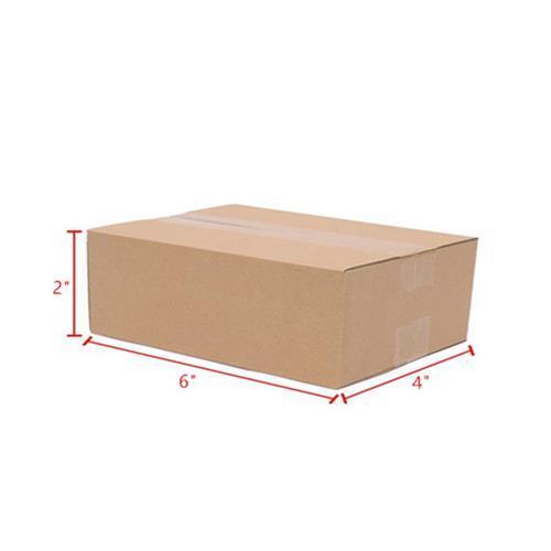 100 6x4x2 Corrugated Box Packaging Shipping Packing Mailer Carton