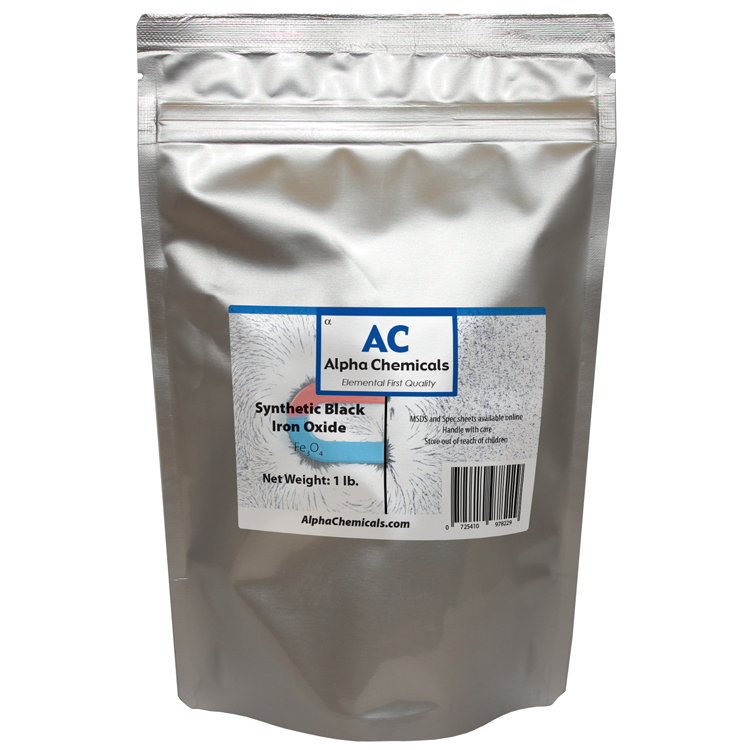 1 lb Synthetic Black Iron Oxide – Fe3O4 – <1 micron particle size