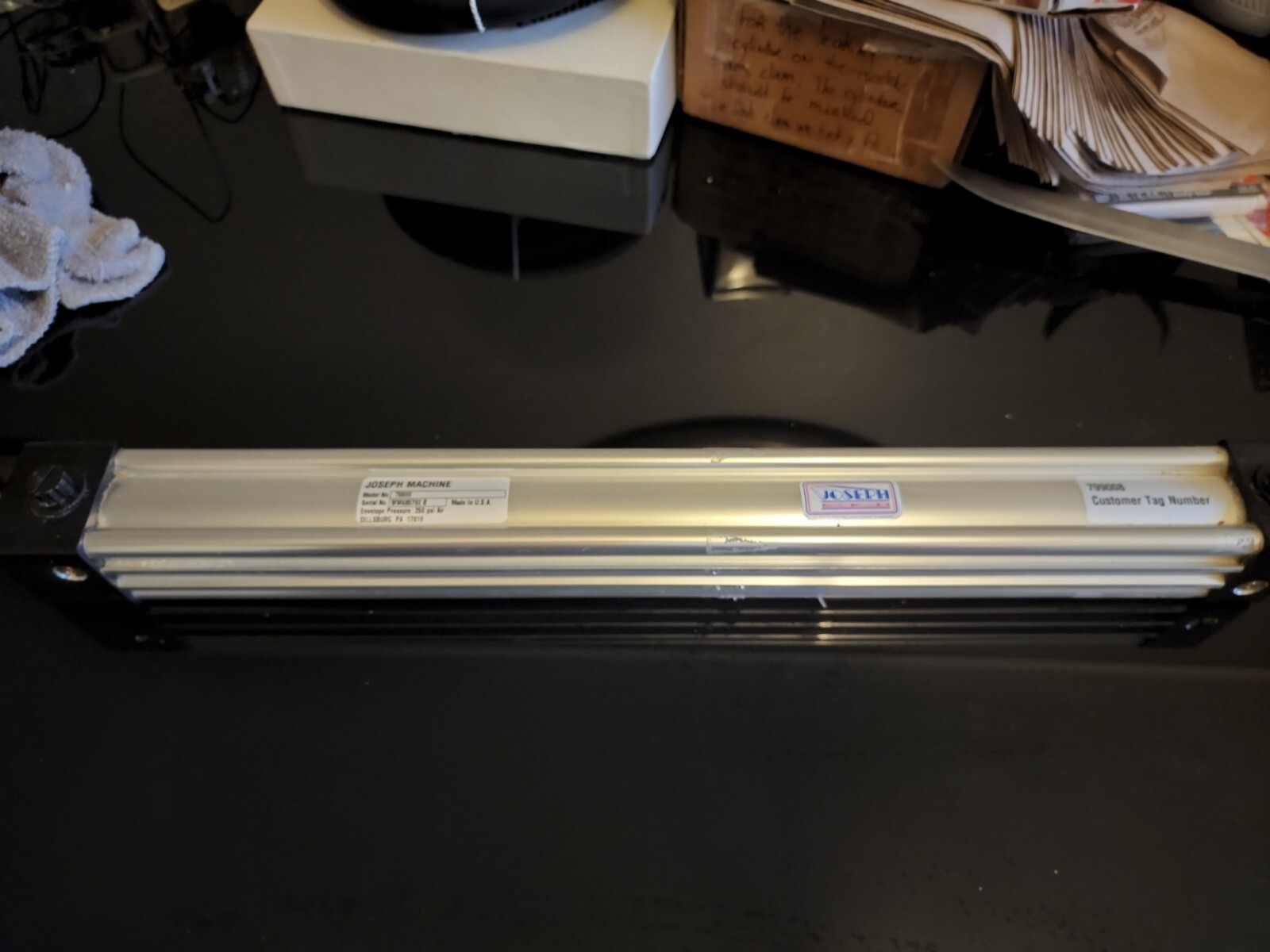 NEW JOSEPH MACHINE 799008 STAINLESS PNEUMATIC CYLINDER CITADEL SAW