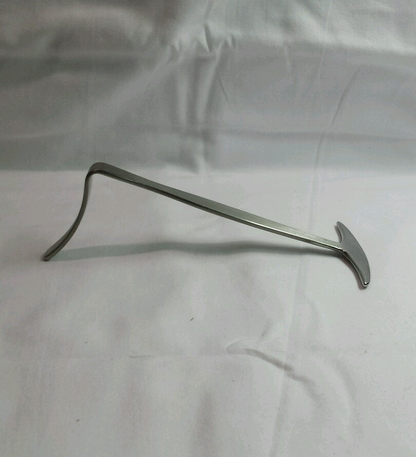 USED GRIESHABER Orthopedic Retractor Smillie Reverse Curve 5.5″L 2.25″x.5″ Blade