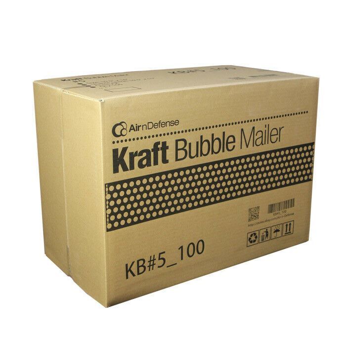 #5 10.5×16 Kraft Bubble Padded Envelopes Mailers Yellow Shipping Bag AirnDefense