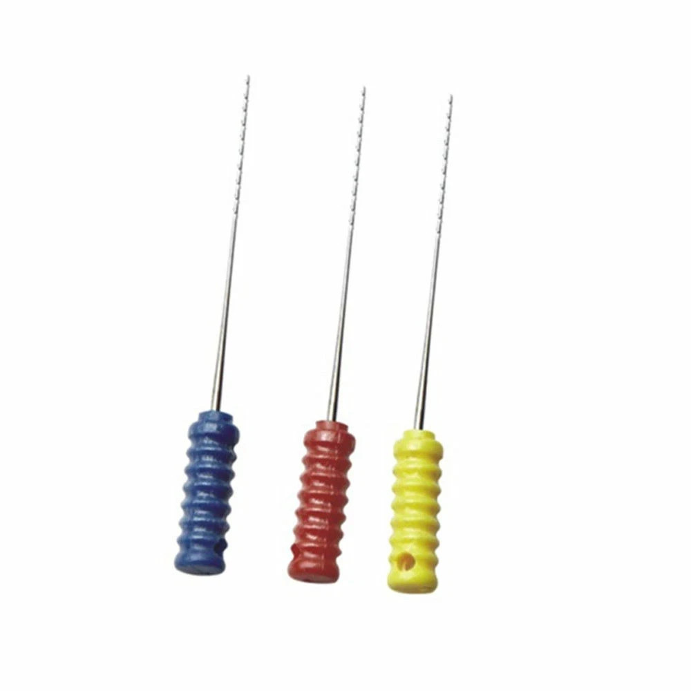 Dental Endodontic Root Canal Stainless Steel Barbed Broaches Needles 21mm/25mm