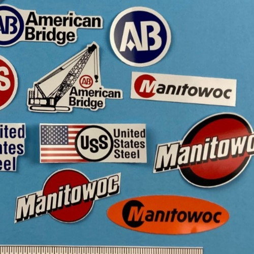 Big Sticker Lot USS United States Steel AB American Bridge Ironworker Carpenter