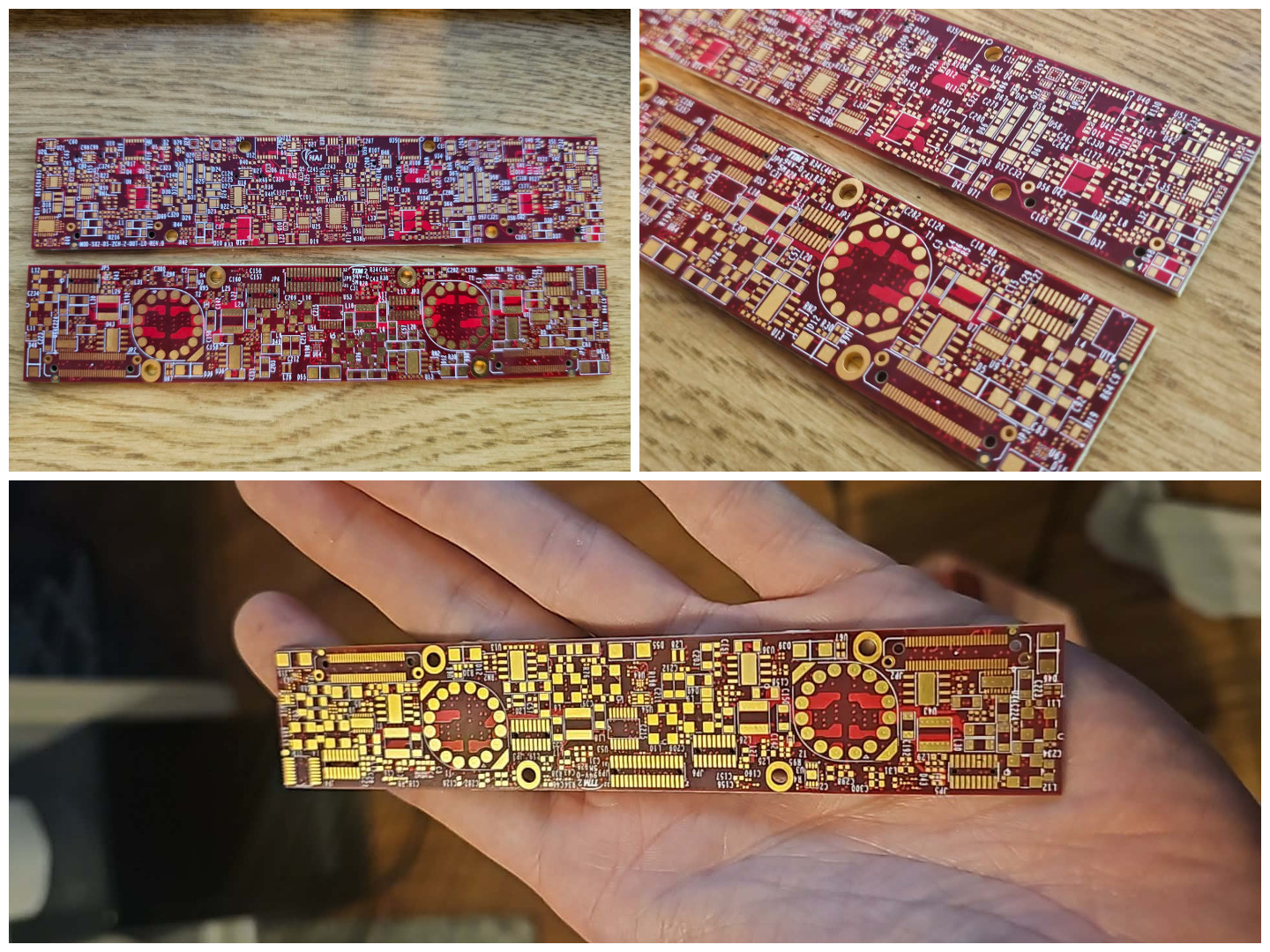 1x Cool Prototype Bare PCBs I/O Daughterboards Gold ENIG Engineering Sample #2