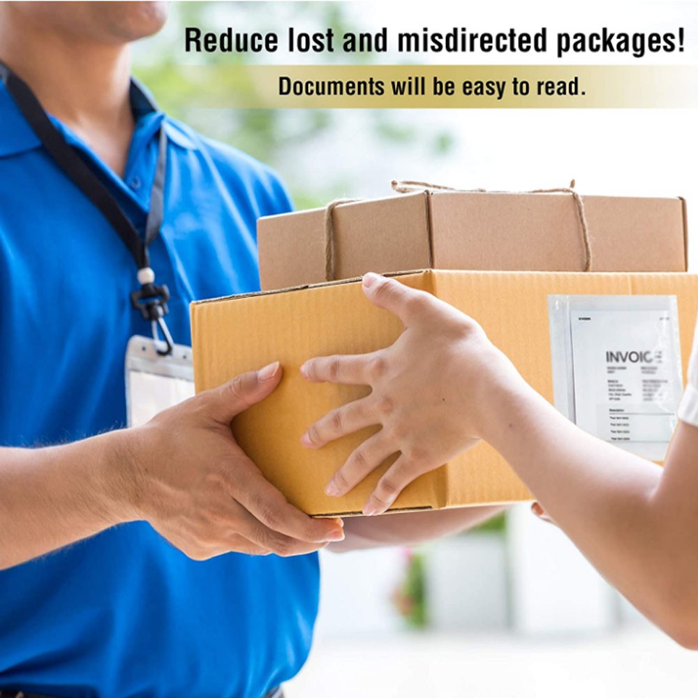 50-1000 Packing List Envelopes 4.5×5.5 7.5×5.5 6×9 Clear Self Seal Label Pouches