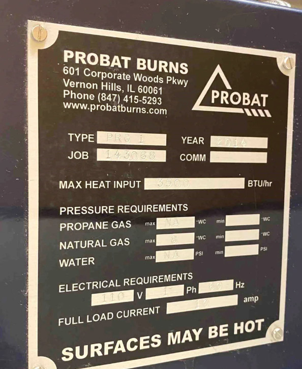 Probat Prg 1z Sample Roaster (100g)