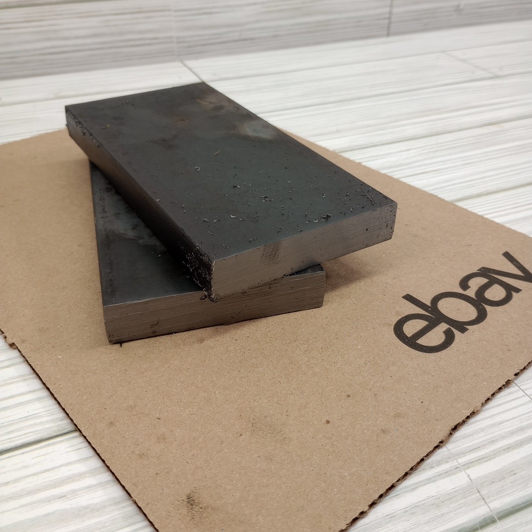 1/2″ x 3″ Steel Flat Bar x 6″ Length, Hot Rolled Steel Carbon Stock X2 Pieces