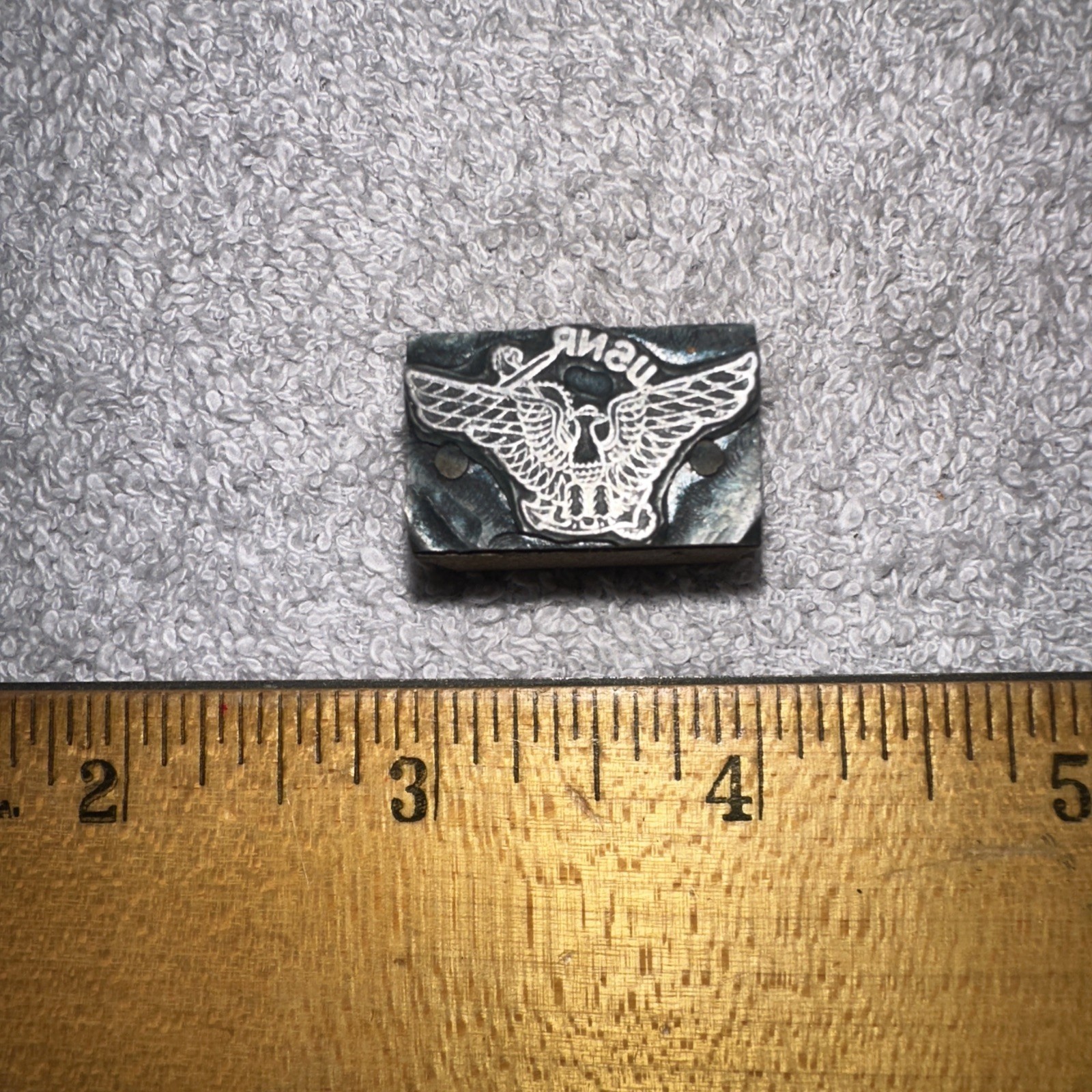 Printing Block ( USNR Majestic Eagle ) United States Navy Reserve ??￼￼