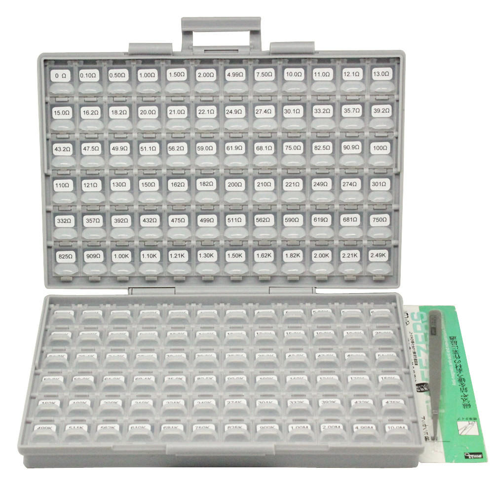 AideTek 144 Values 1206 Size 100PCS SMD SMT 1% Sample Resistor Kits R1206 USA