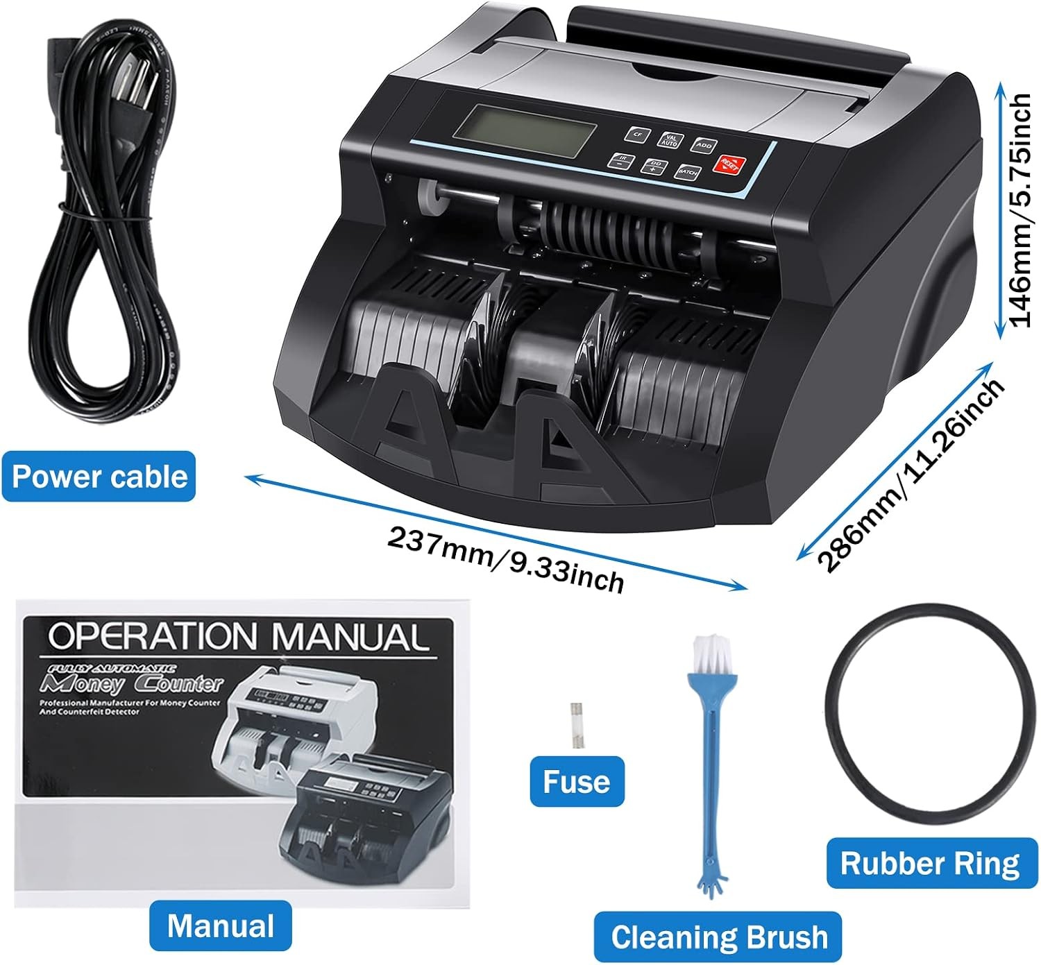 Counter Machine Count Value Us Dollar Only UV Mg Mt Ir Dd Detection Bill Add