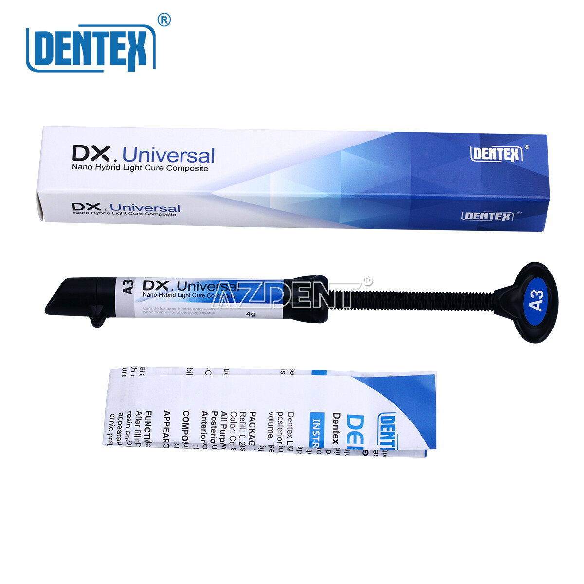 USPS DX Dental Universal Curing Light Composite Resin Shade A1 A2 A3 A3.5 B1