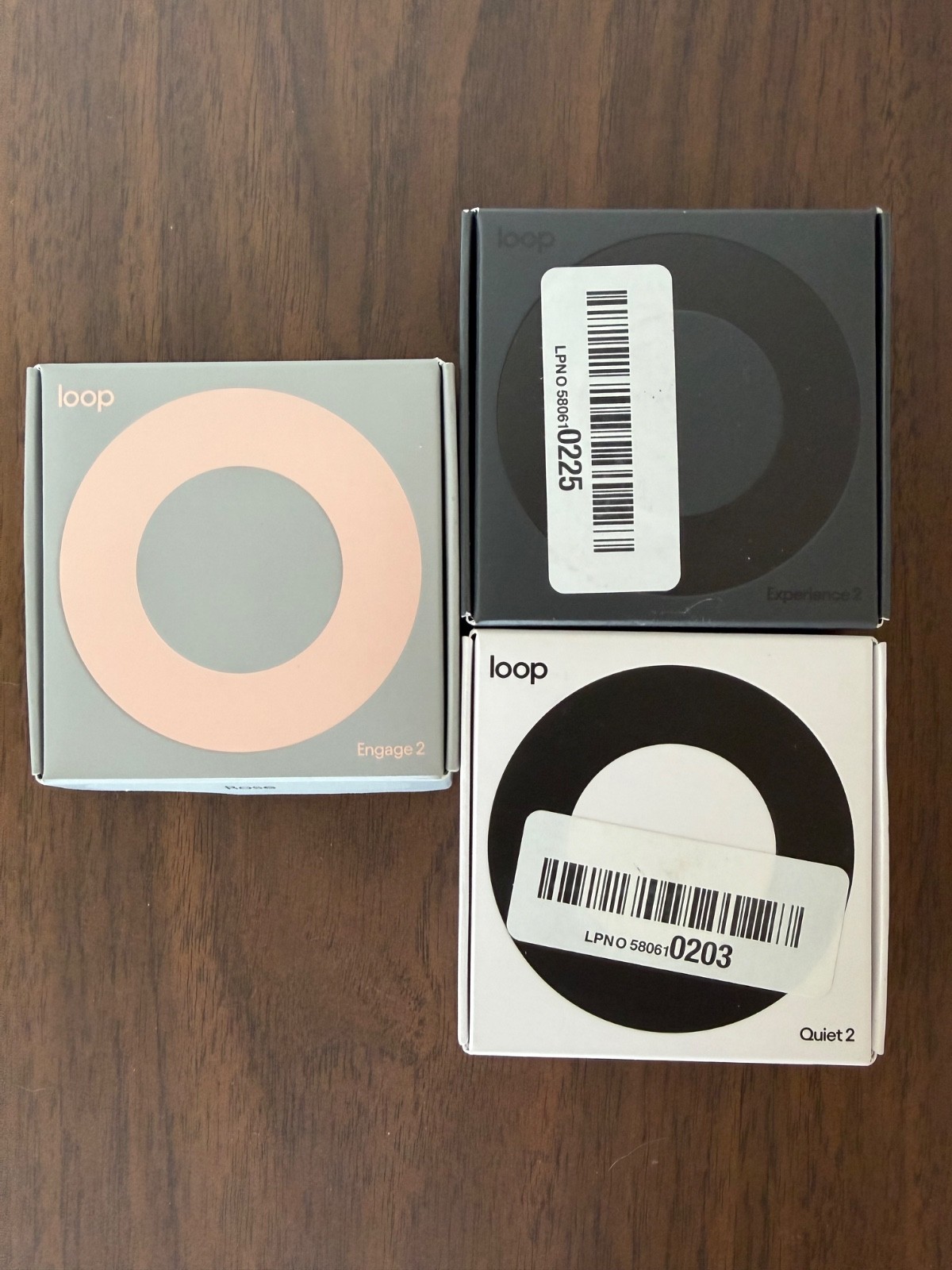 3 Loop Earplugs Engage 2 Experience 2 Quiet 2 -Black, Rose , Black Open Box