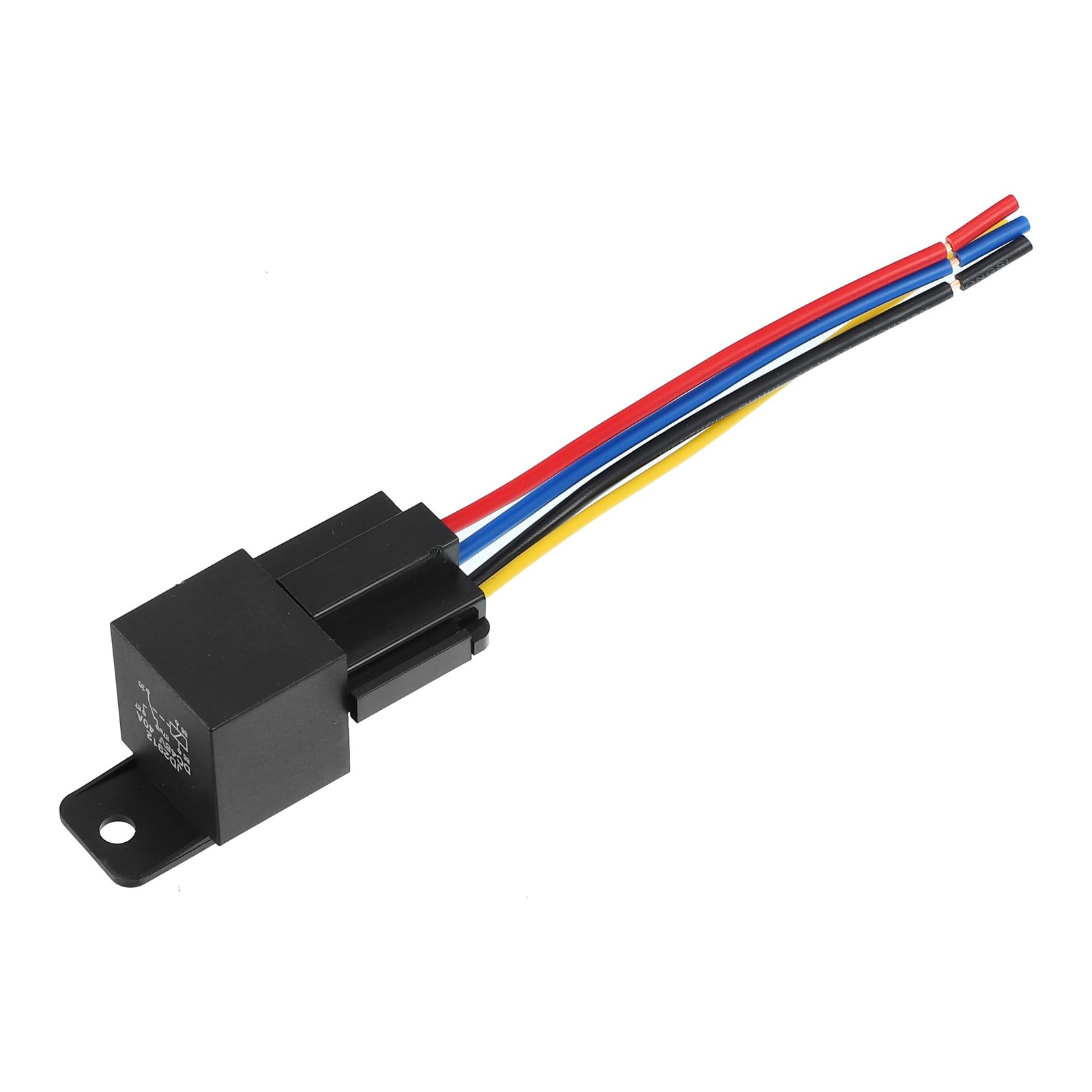 DC 48V 40A SPDT Automotive Car Relay 5 Pin 5 Wires with Harness Socket Plug