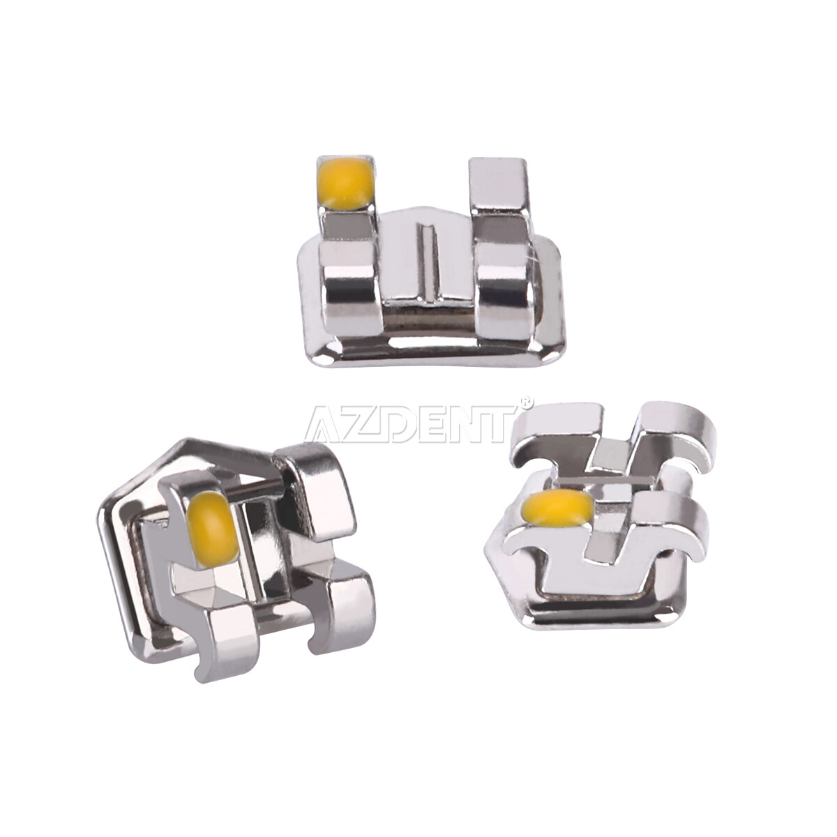 AZDENT Dental Orthodontic Brackets Braces Metal Mini Roth.022 Hooks 345