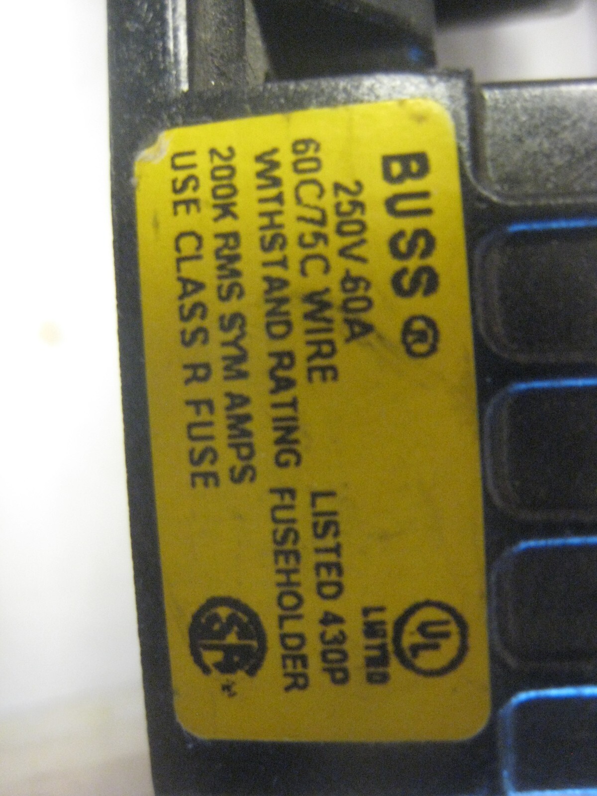 2 yes a lot of 2 holders –Buss R25060-2CR fuse holders