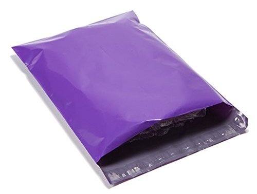 100 10×13 Purple Poly Mailers Shipping Envelopes Couture Boutique Bags