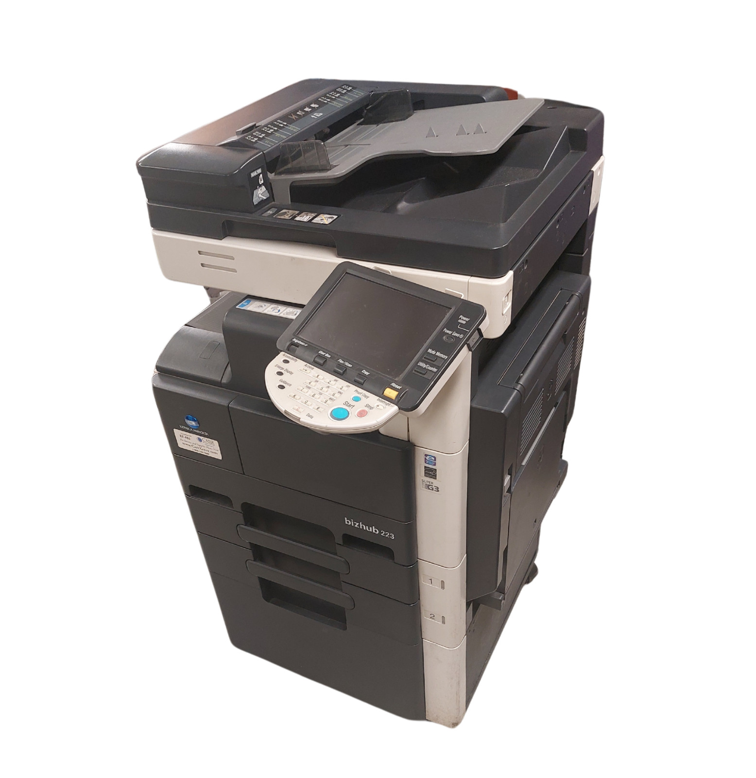 Konica Minolta Bizhub 223 Laser Mono Printer Scanner Copier A3 22PPM All-in-One