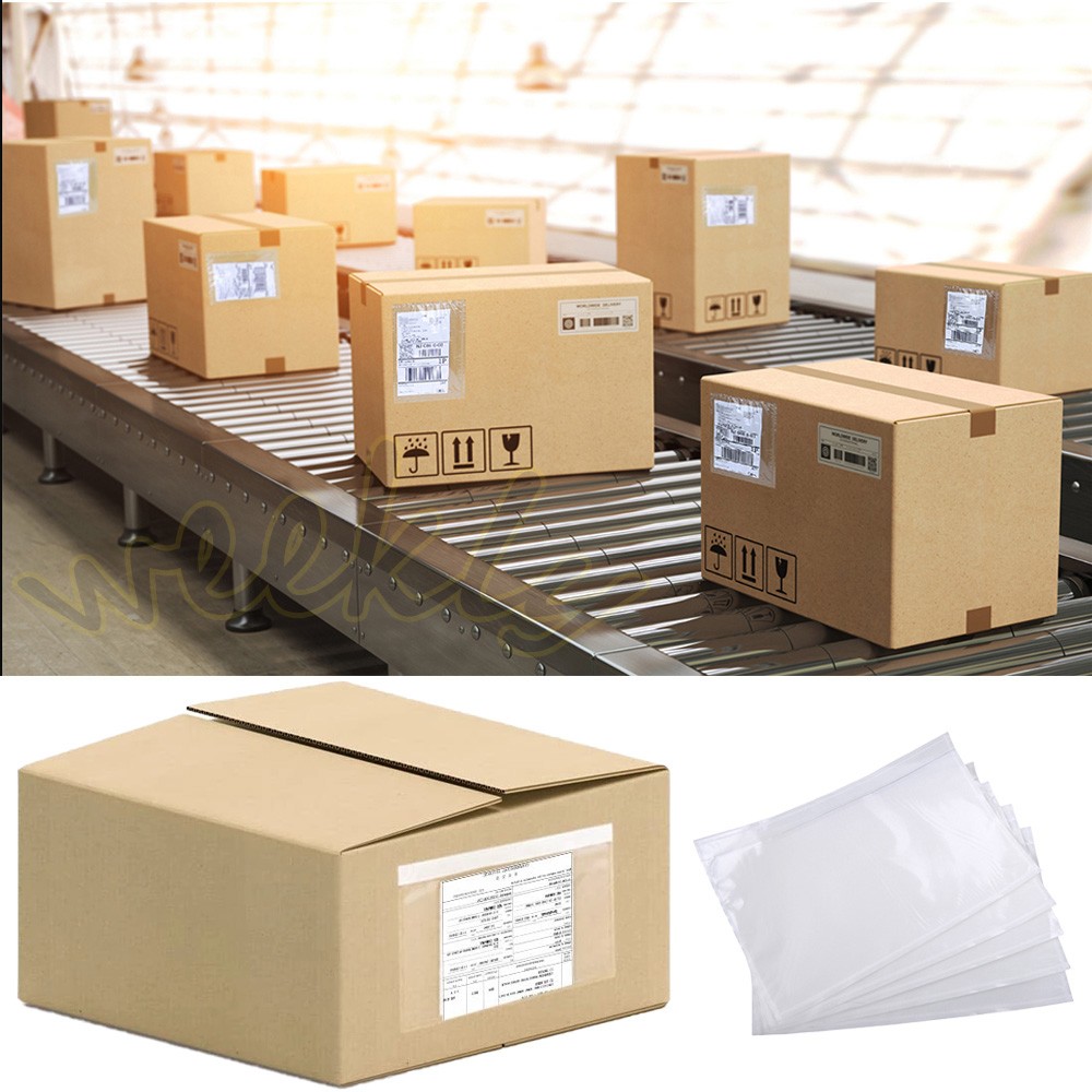 Clear Adhesive Packing List Envelopes 4.5×5.5 7.5×5.5 6×9 Enclosed Slip Pouches
