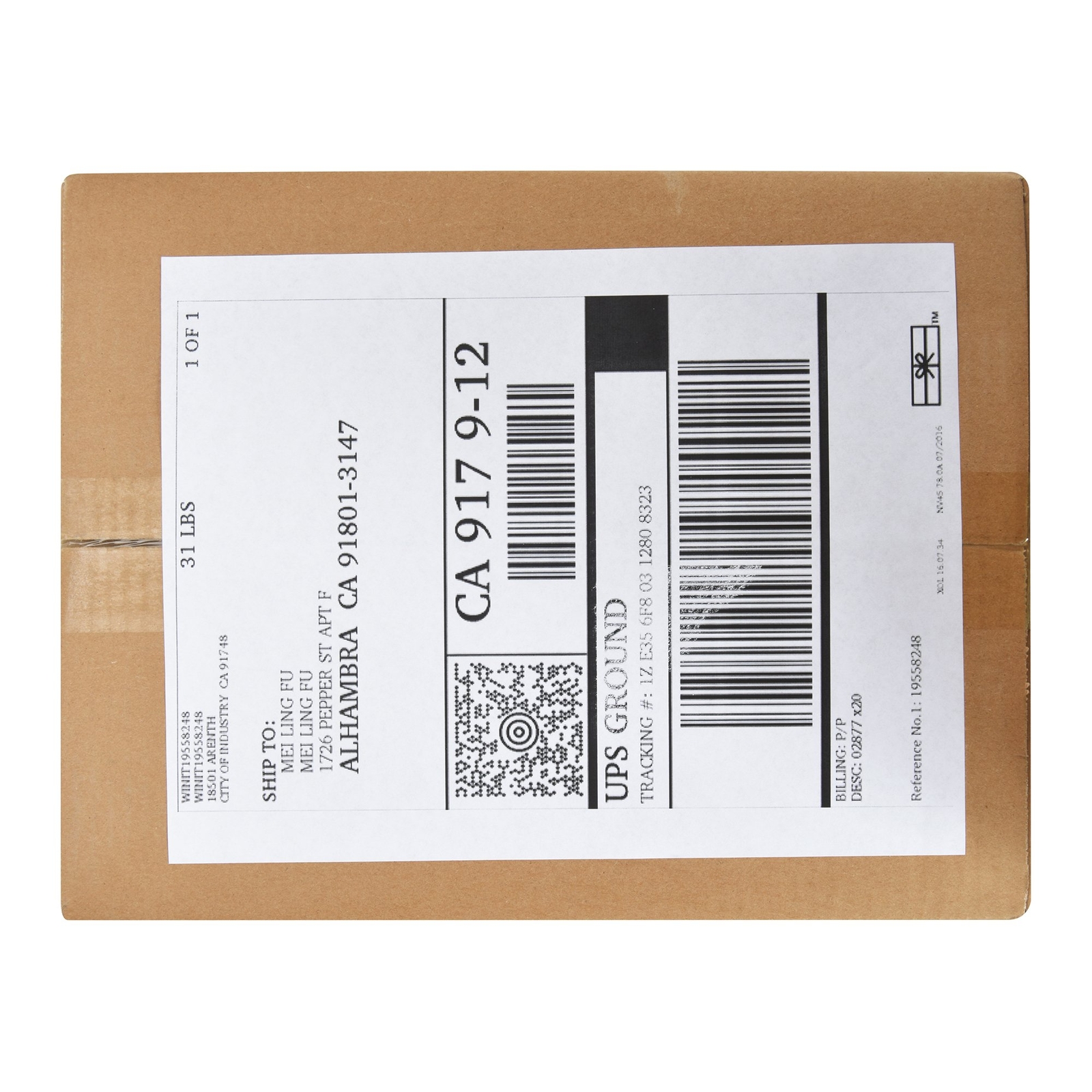 50-1000 Premium 8.5″ X 5.5″ Half Sheet Shipping Labels Self Adhesive 2 Per Sheet