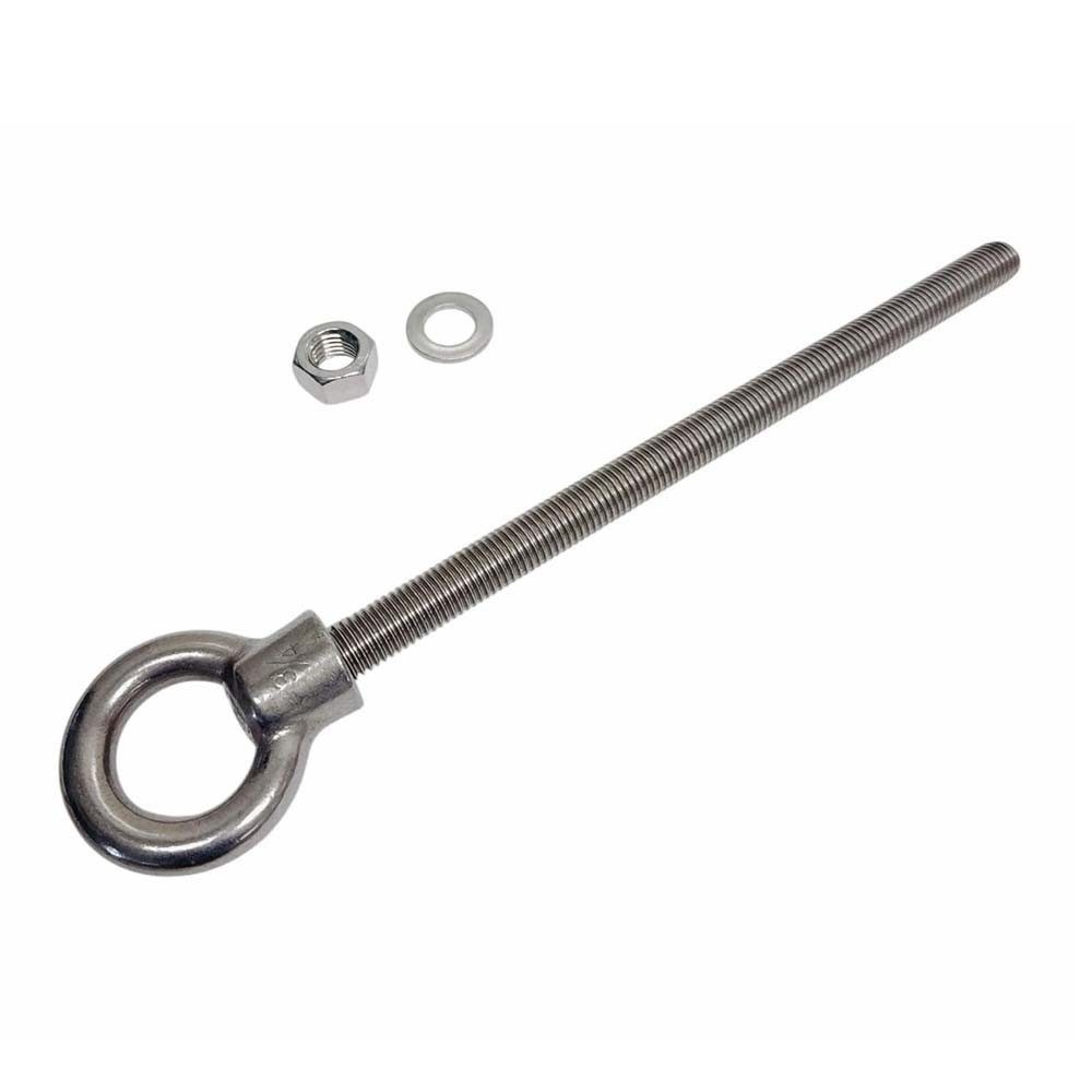Marine Grade T316 Stainless Shoulder Eye Bolt 3/4″ x 12″, 4,700 lb WLL