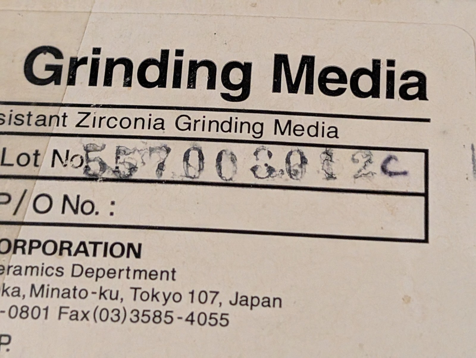 YTZ Tosoh High Wear Resistant Zirconia Grinding Media 1/2″ Cylinder 2 Lbs 3.5 Oz