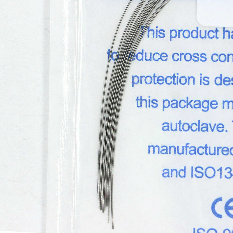 5 Packs Dental Thermal Activated Niti Round Orthodontic Arch wires 012 Upper