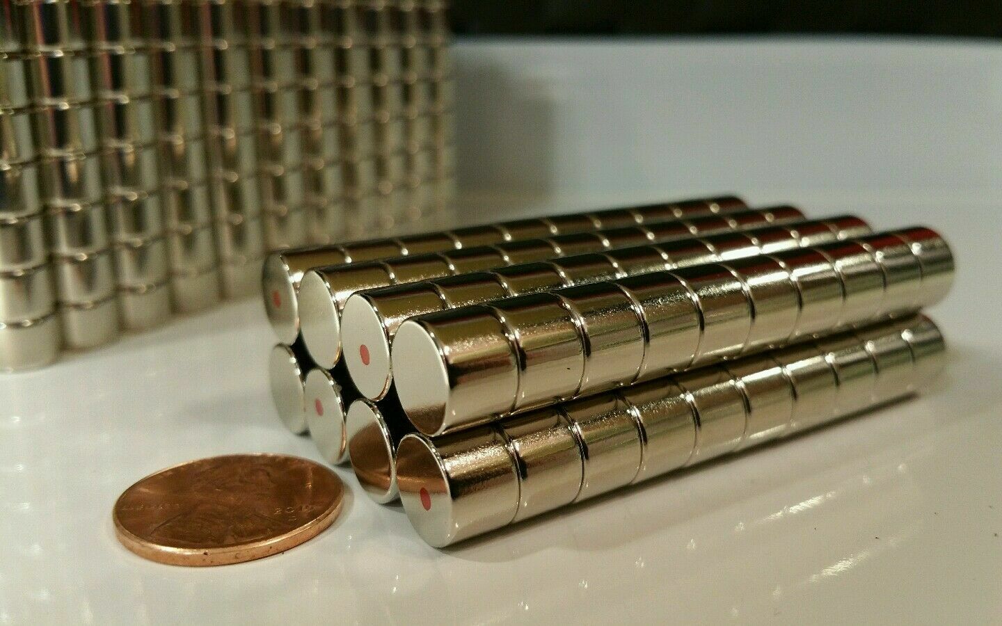 10-500 Neodymium N52 3/8” × 1/4″ Cylinder Disc Magnets Super strong Rare Earth