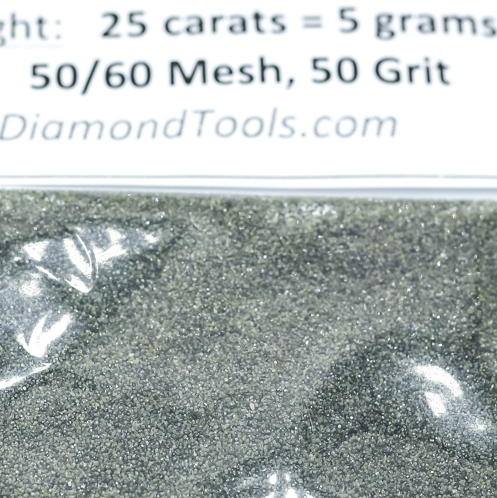 TechDiamondTools Diamond Powder 50 Grit 300-250 Microns, 25 Carats = 5 Grams