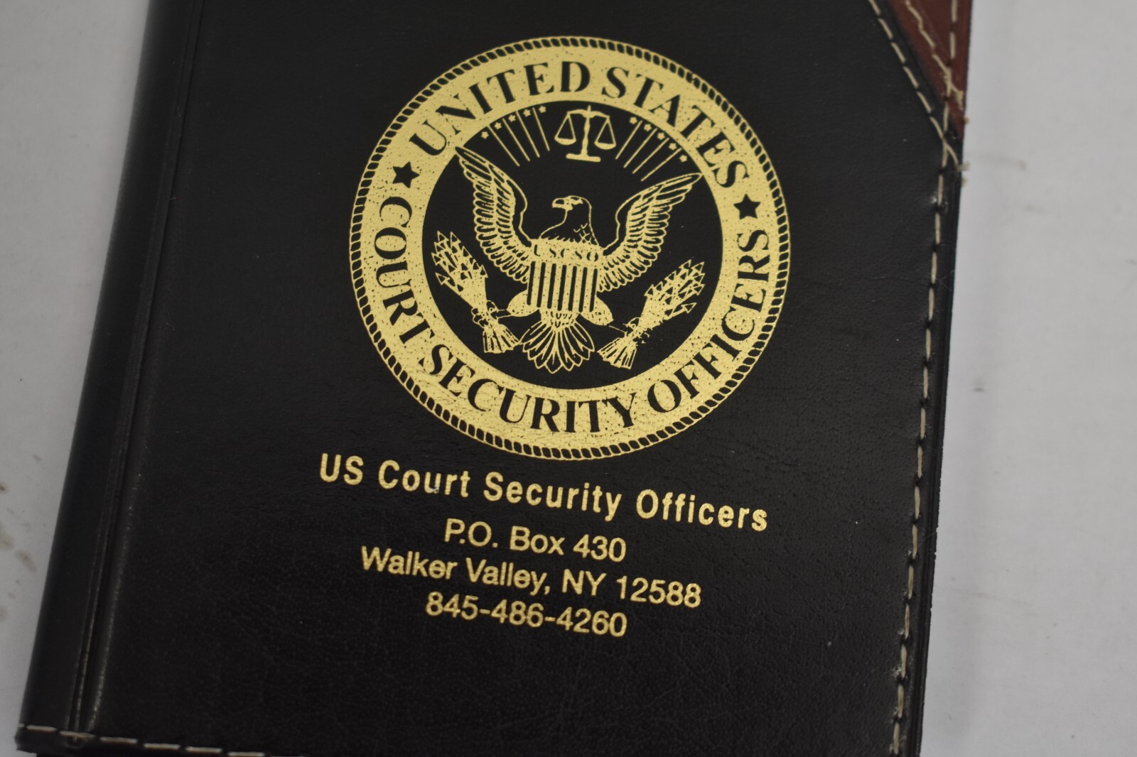 Lot of 2 United States Court Security Officers 2024 Calendar Notebooks Record