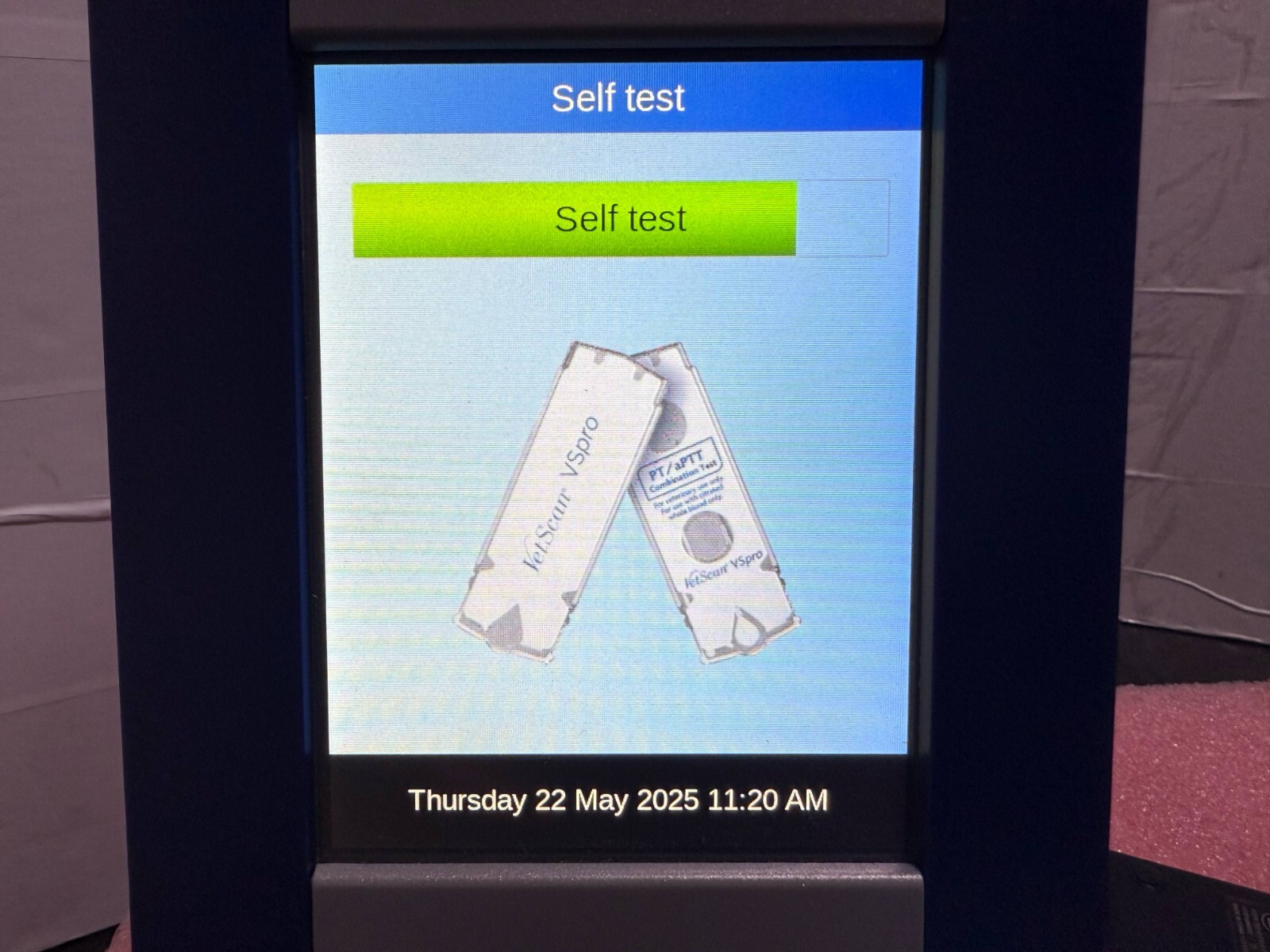ABAXIS ZOETIS VSPRO VETERINARY COAGULATION BLOOD ANALYZER w Software