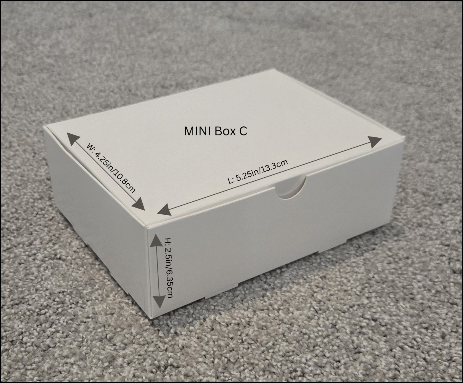 25pc White cardboard boxes-MINI-5.25in x 4.25in x 2.5in-FREE SHIPPING!