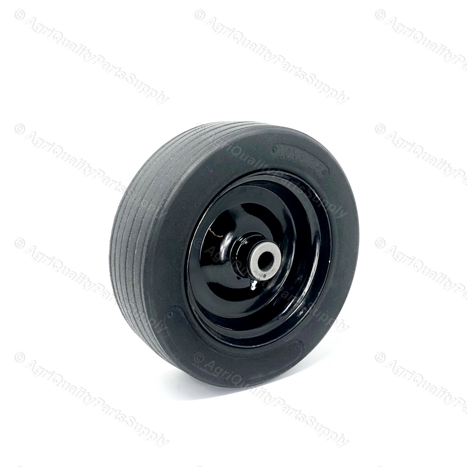 10″x3.25″ Solid Finish Mower Wheel with 3/4″ID $Discount Price with small defect