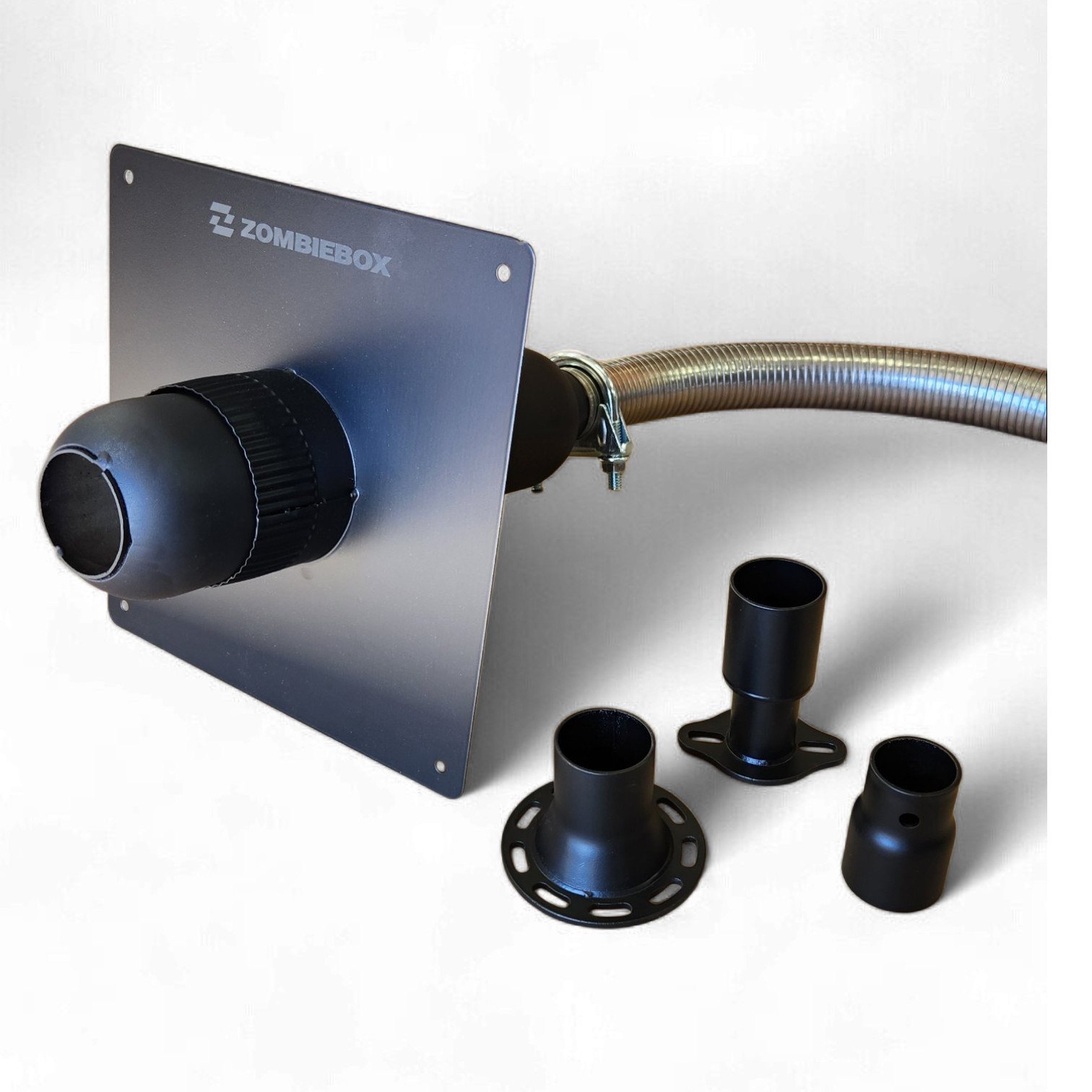 Generator Exhaust Extension Muffler w/Wall Mounting Kit – Universal Fit