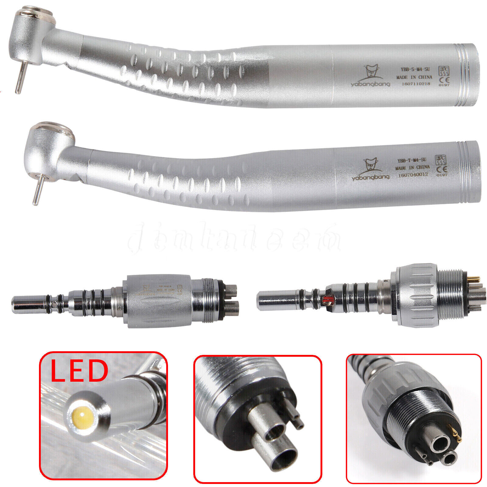 Dental Fiber Optic LED High Speed Handpiece Kavo GENTLE Silence LUX