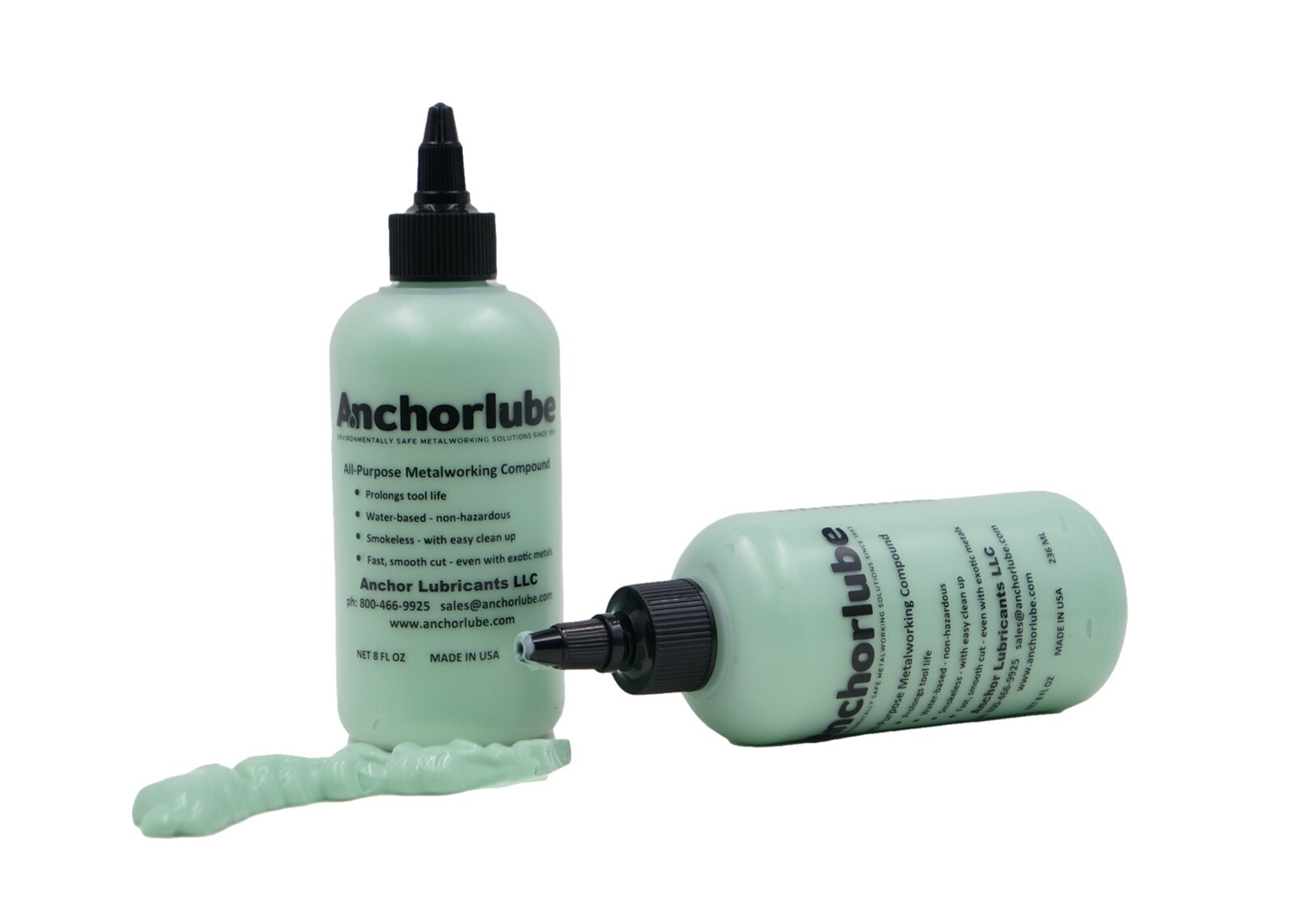 Anchorlube All-Purpose Metalworking Compound 8oz – Water-Based Cutting Fluid
