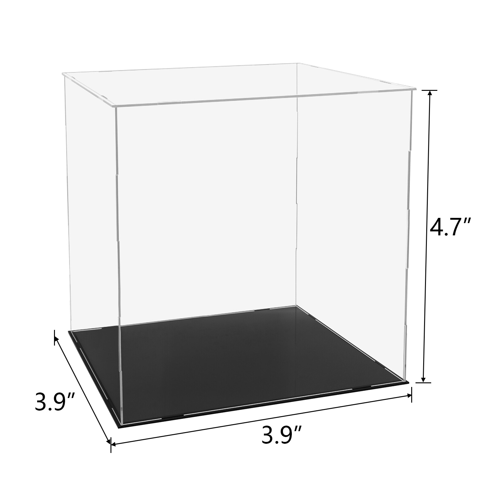 Clear Acrylic Display Case Collectibles Box Dustproof Diecast Action Figures US