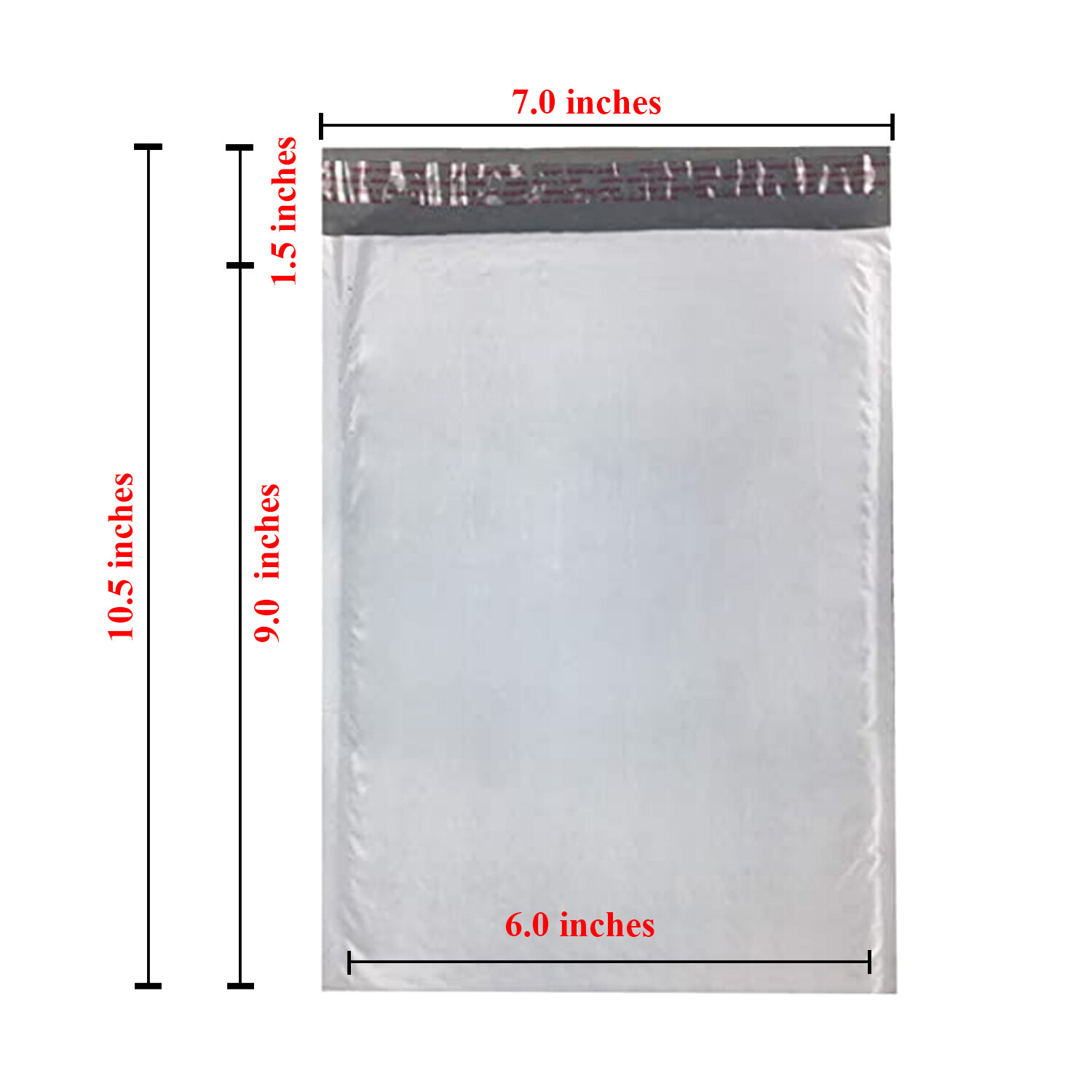 6″ x 9″ Poly Self Seal Bubble Mailer Padded Envelope #0 100,250, 500,1000