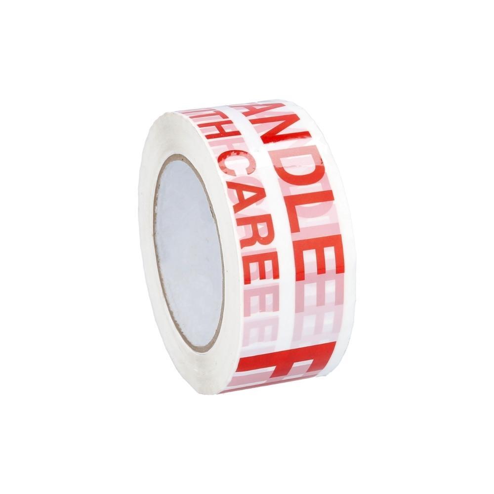 48mm x 100m Fragile Marking Tape Handle w/ Care Shipping Packing 2 Mil 12 Rolls