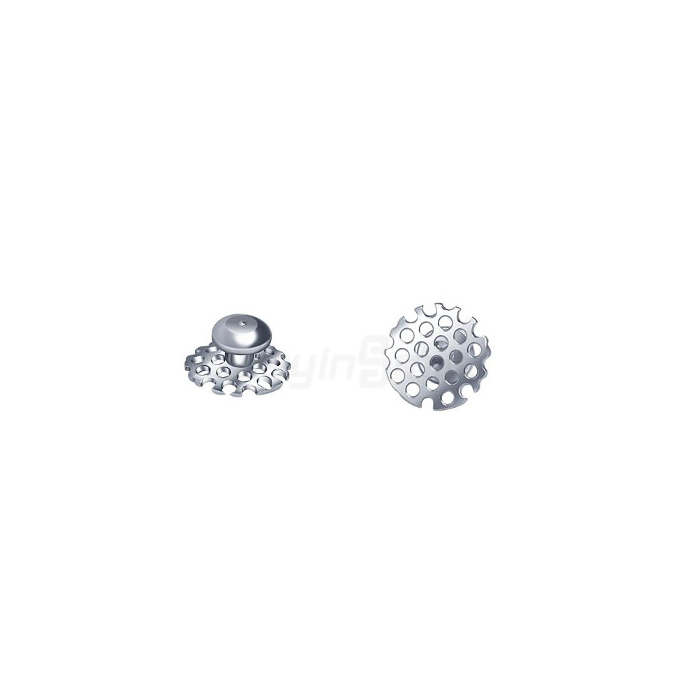 10PCS Dental Orthodontic Lingual Buttons Bondable round/rectangular Mesh Base