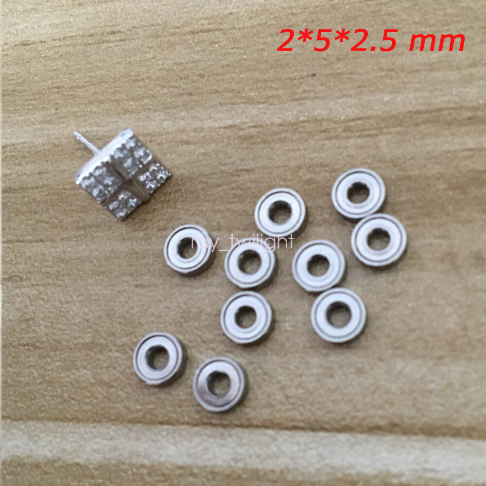 New 10~100PC (1.5 x 4 x 2 mm) 681XZZ Metal Double Shielded Ball Bearings For Toy