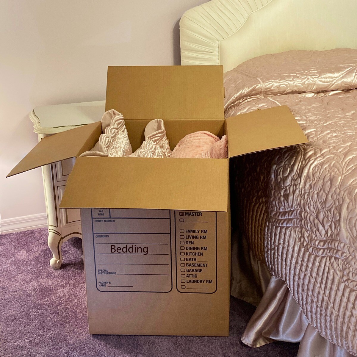 UBMOVE 10 Premium Large Corrugated Moving Boxes with Handles, 18″ x 18″ x 24″