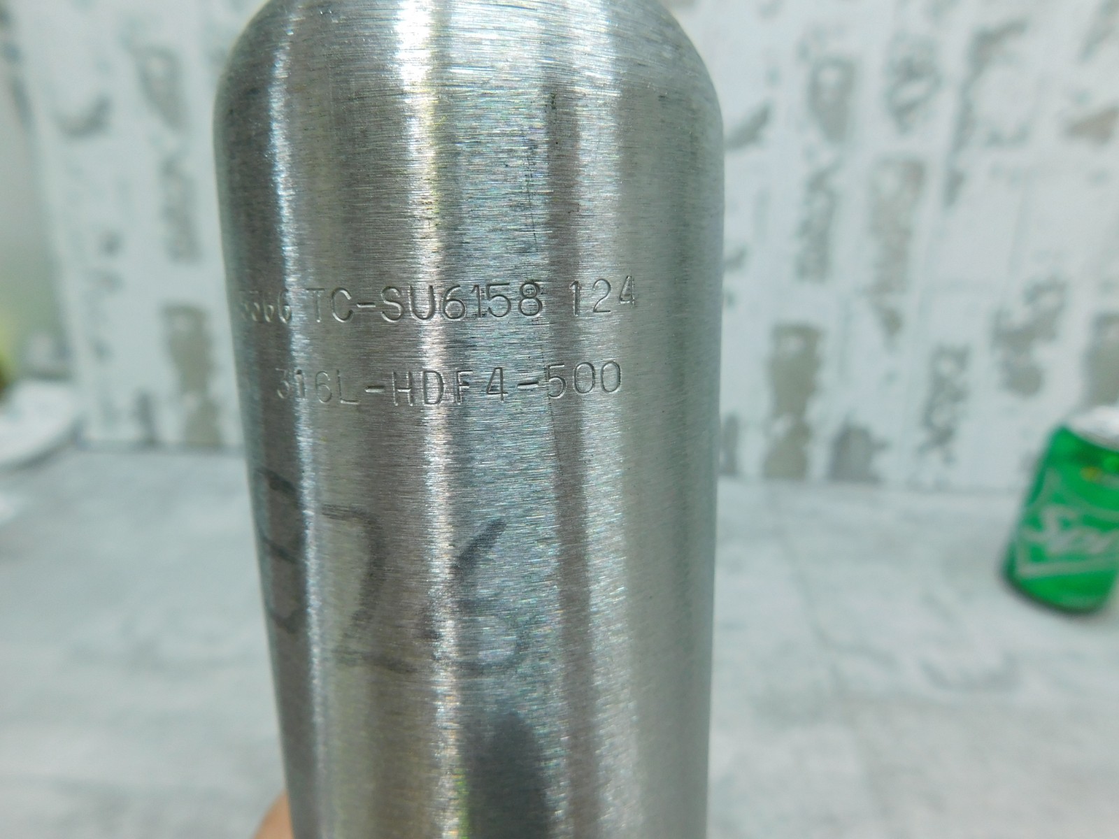 Swagelok DOT-Compliant Sample Cylinder, 1/4″ FNPT ,316L-HDF4-500, 500 cm3