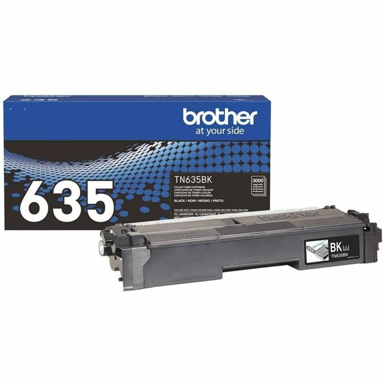 Brother Original Standard Yield Inkjet Toner Cartridge – Black Pack (tn635bk)