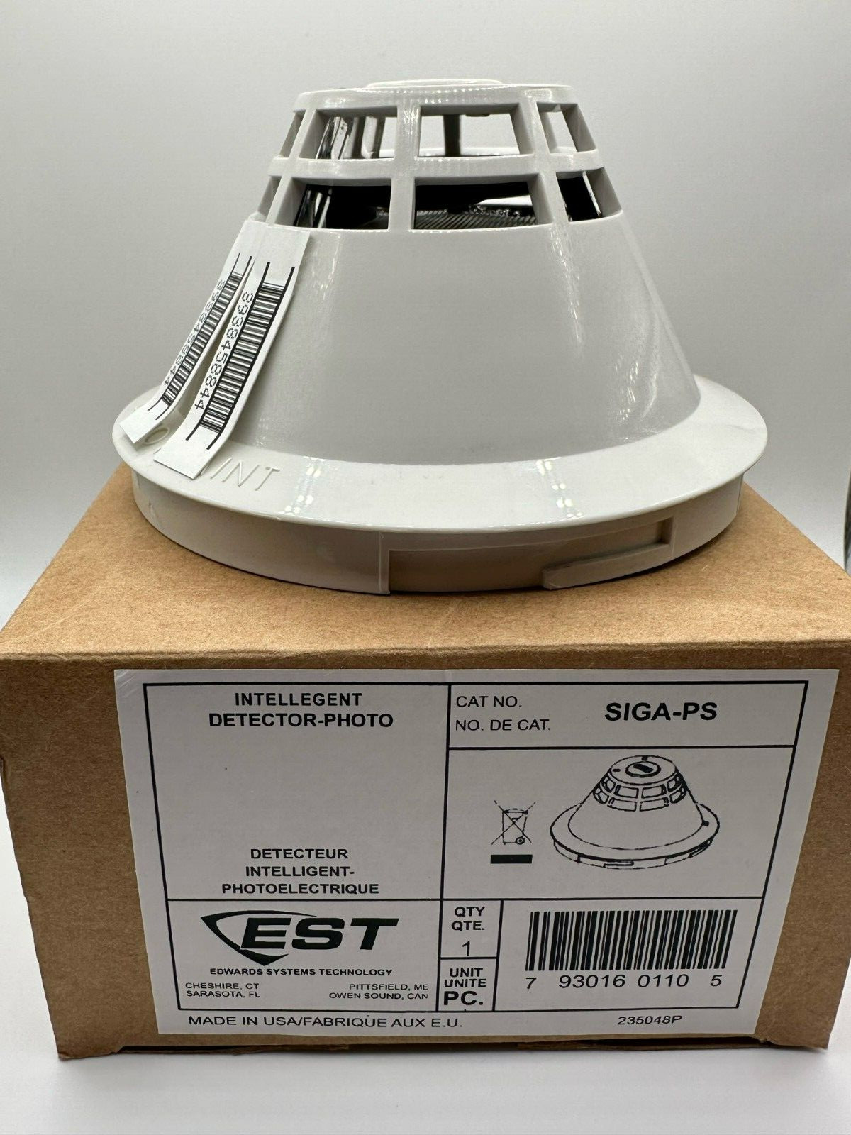 NEW EDWARDS EST SIGA-PS SIGA PS Photoelectric Smoke Fire Alarm SAME DAY SHIPPING