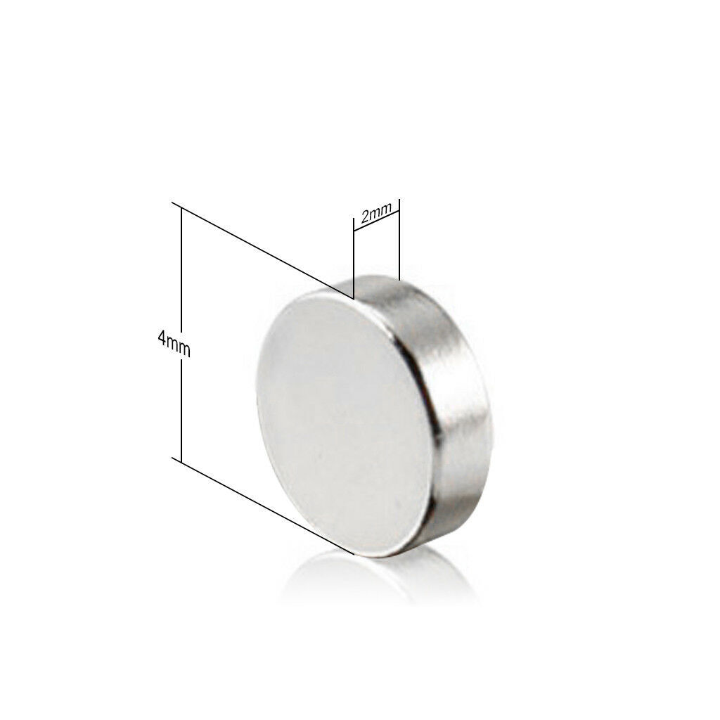 Wholesale 4 X 2 mm Super Strong Round Disc Magnets Rare Earth Neodymium magnet
