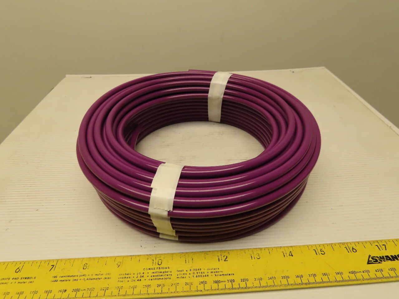 .170″ ID x .250″OD 1/4″ Purple Poly Airline Tube Air Hose Tubing .040″ Wall 100′